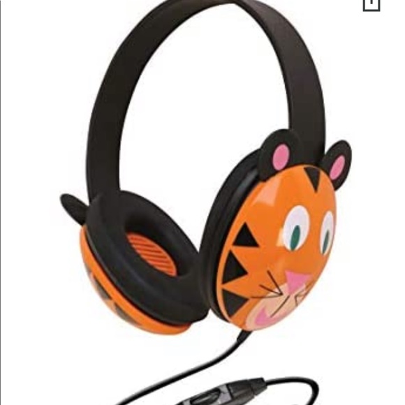 Little kids Califone Headphones 2 sets panda tiger - Picture 5 of 7